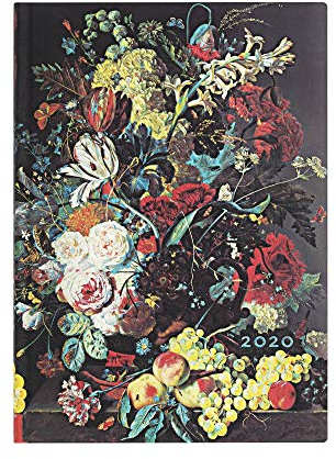 Paperblanks 12 Monate Softcover Flexis-Kalender 2020 Van Huysum | Horizontal | Midi (130 × 180 mm)