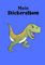 Mein Stickeralbum: Motiv T-Rex No. 1 | 30 Seiten | DIN A4 | Blanko | Kein Silikonpapier | Geschenkidee