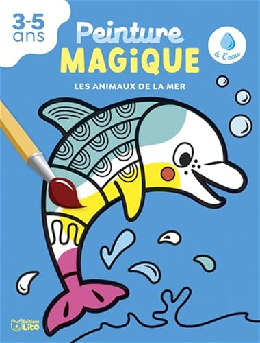 Peinture magique à l'eau - Les animaux de la mer - 3-5 ans