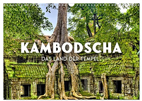 Kambodscha - Das Land der Tempel. (Wandkalender 2026 DIN A3 quer), CALVENDO Monatskalender: Eine Perle in Südostasien. (CALVENDO Orte)