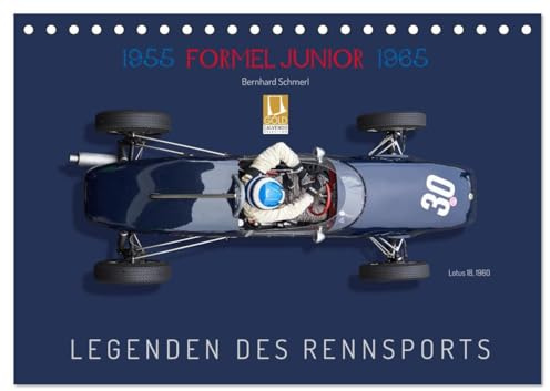 Legenden des Rennsports - Formel Junior 1955-1965 (Tischkalender 2026 DIN A5 quer), CALVENDO Monatskalender: Formel-Junior-Fahrzeuge der 50iger und 60iger Jahre (CALVENDO Mobilitaet)