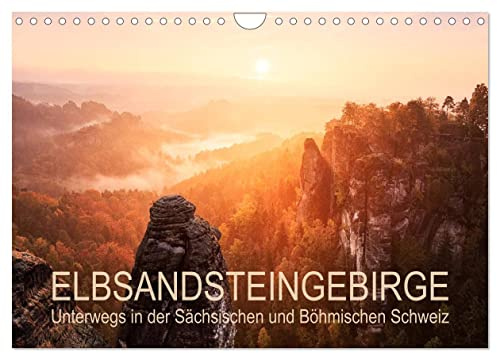 Elbsandsteingebirge: Unterwegs in der Sächsischen und Böhmischen Schweiz (Wandkalender 2026 DIN A4 quer), CALVENDO Monatskalender: Magische Momente ... und Böhmischen Schweiz (CALVENDO Natur)