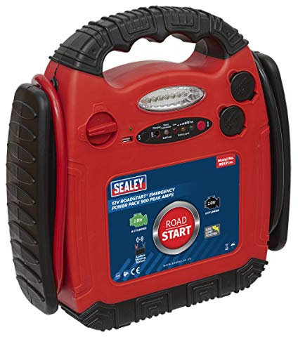 Sealey Rs131 Roadstart Emergency Power Pack 12V 900 Peak Amps
