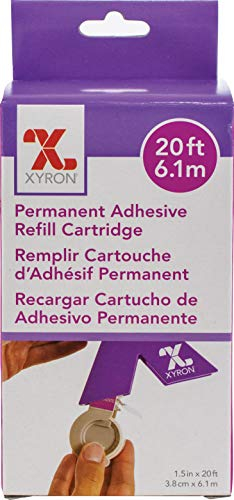 Bulk Buy: Xyron 150 Refill Cartridge 1.5X20' Permanent AT155-20 by Xyron