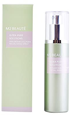 M2 Beaute Ultra Pure Solutions Hyaluron and Collagen Facial Nano Spray Women 2.5 oz