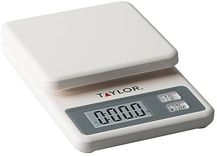 Taylor 3817 Digital Scale, Plastic, White