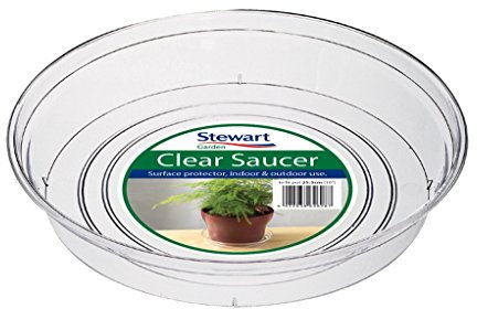 Stewart 2846008 25.5 cm Clear Saucer - Clear