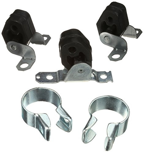 HJS 82 11 4574 Montagesatz Abgasanlage mit Schellen Kompatibel mit VW POLO 9N | Kompatibel mit: AUDI A1, A1 Sportback, SEAT CORDOBA, IBIZA III, IBIZA IV, IBIZA IV SC, IBIZA IV ST, SKODA FABIA I