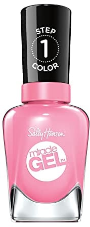 Sally Hansen Miracle Gel Nail Polish, Pink and Red Shades, Pink Cadillaquer