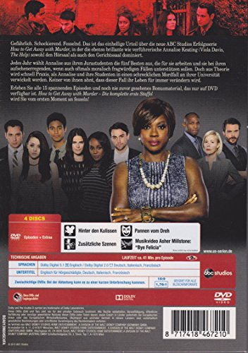 How to get away with Murder - Die komplette erste Staffel [4 DVDs]