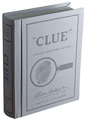 Clue Linen Book Vintage Edition Board Game