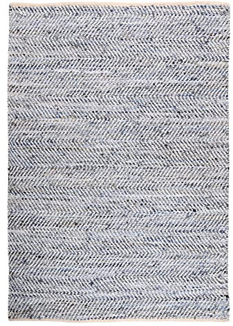 The Rug Republic Teppich Atlas weiß/blau