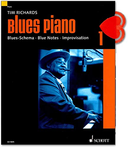 Blues Piano 1 von Tim Richards - Blues-Schema - Blue Notes - Improvisation - mit Online Audio, NK - Neuausgabe 2019 - ED9695 9783795757274