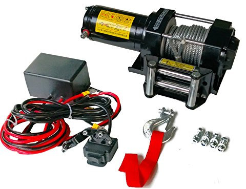 Varan Motors - sc3.0X Verricello elettrico 12V 1360 kg,1000 W, lunghezza cavo 9,2 m, Ø 5,5 mm