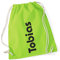 freitex Limegreen Turnbeutel/Gymsack/Sportbeutel mit Namen bedruckt