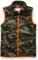 Amazon Essentials Gilet Invernale in Pile Bambini e Ragazzi, Verde Scuro Arancione Mimetica, 2 Anni