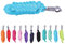 NETPROSHOP Einfarbiger Nylon Strick Führstrick mit Panikhaken Länge 2 Meter Farbauswahl, Farbe:Hellblau