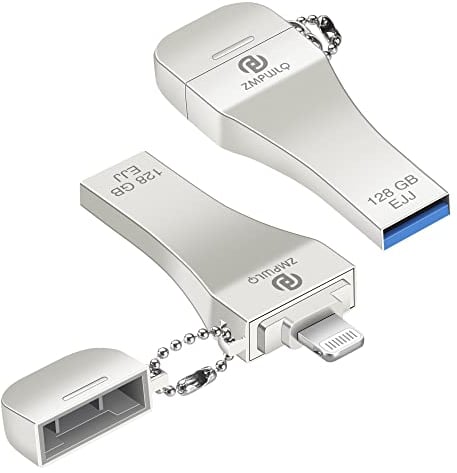 MFi-zertifizierter 128GB USB-Stick-für-iPhone iOS-Flash-Laufwerk iPhone-Foto-Stick Memory-Stick-iPhone-Speicher-Stick Lightning-USB-Stick iPhone-Speichererweiterung Backup-Stick für iPhone/iPad/PC