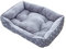 WPCASE Hundebetten Dog Bed Hundesofa FüR Mittlere Hunde Katzenbett Warm Weich Deluxes Schlafen Bett Zum Katzen Und Kleine Hunde MittelgroßEn Rutschfestes Waschbar 1,Grey