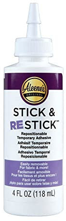 Aleene's Stick & Restick Glue 118ml, 4OZ, Lila