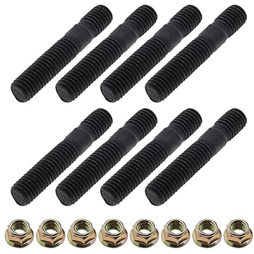 eMagTech 8 set kit bulloni prigionieri collettore di scarico M8x45mm compatibile con sostituzione perfetta Nissan