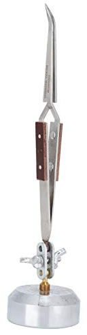 TOMOTATO Pinzetta per Saldatura di Terza Mano con Pinzetta Incrociata Autobloccante in un Supporto di Terza Mano per la Saldatura di Gioielli