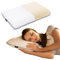 English Home Memory Foam Pillow, Breathable Height, Orthopedic Pillow, Cervical Pillow for Neck Pain, Machine Washable Side Sleeper Pillow, Neck Pillow, Hard, 40x60x16 cm White