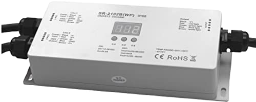 YULED SR-2102BWP LED Outdoor Controller DMX 4x5A IP66