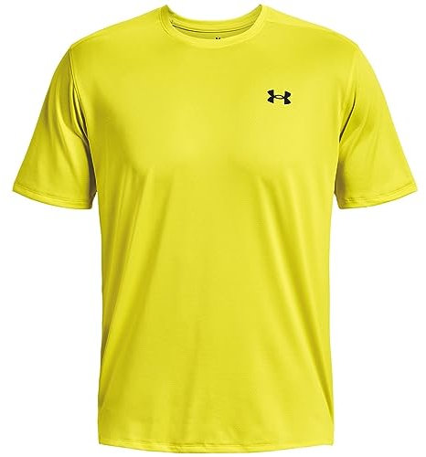 Under Armour Mens Tech Vent Short Sleeve Performance T-Shirt Yellow M