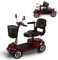 Scooter de movilidad plegable Scooter de movilidad portátil de 4 ruedas Scooter de movilidad eléctrico ligero Silla de ruedas con luces delanteras LED para adultos mayores discapacitados