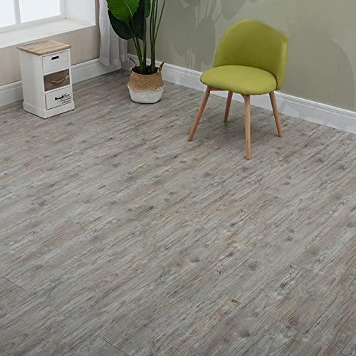 HARICSET Venylbodenbelag klick Vinyl-Fliesen Vinylboden Dielenboden Dünn Fliesen für Fußbodenheizung Wasserdicht(Size:10sqm,Color:M62)