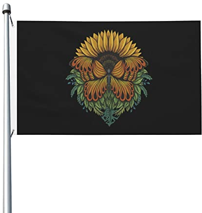 385 Garten Flagge Coole Schmetterlinge Garten Fahnen Lustige Saison Flagge Durable Fahne, Für Garten, Drinnen Und Draußen, 90x150cm