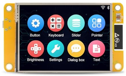 APKLVSR ESP Display,ESP Entwicklungsboard WiFi Bluetooth 2.8 Zoll 240 * 320 ESP Display TFT Modul Touchscreen Kompatibel mit Arduino/LVGL