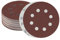 Meccion 125mm Discos de Lija 50 Piezas Grano 800 Lija Circular con 8 Agujeros Papel de Lija para Lijadora orbital Aleatoria