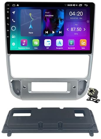 OAUSZC Nf2/2+32g/b, Android 13 Estéreo Autoradio para Peugeot 406 1999-2004 9 Radio De Coche Soporte Navegación GPS/Bluetooth/Wifi/4G/Carplay/Android Auto/Control del Volante+Cámara Trasera