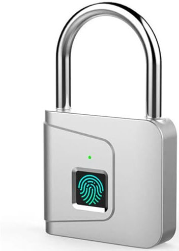 CNANRNANC Cadenas à empreintes digitales, cadenas avec empreintes digitales, cadenas intelligent à empreinte digitale