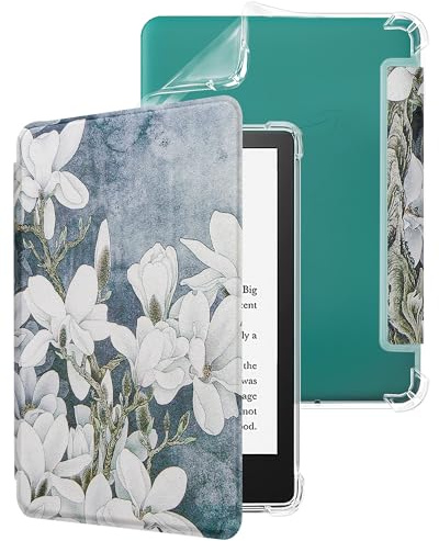 WALNEW Hülle für 7 Kindle Paperwhite 12. Generation 2024 und Kindle Colorsoft Signature Edition, klare weiche TPU-Rückenschutzhülle für den 2024 Kindle Paperwhite