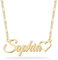 UMAGICBOX Custom Gold Name Necklace with Heart - Personalized Jewelry Gift for Birthdays, Valentine's, Mother's Day - Elegant Keepsake for Wife, Girlfriend, Mom, Sister (Gold)