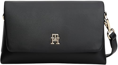 Tommy Hilfiger Damen Crossbody Bag Tasche Modern Mini Crossover mit Magnetverschluss, Schwarz (Black), Einheitsgröße