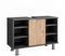 Vicco Mobiletto per lavabo Fynn, Antracite/quercia dorata, 80 x 54 cm