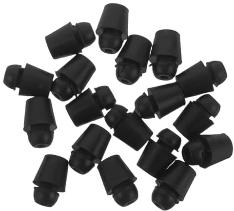 Alipis 50pcs Rubber Car Door Absorbing Cushion Pads for and Durable Door Stoppers for Collision Protection Quick Installation Rubber Stops