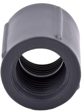 Raccordo filettato femmina per tubo in PVC grigio, adattatore in PVC diretto/gomito/a a T, adattatore in PVC, 20-63 mm, 1 pezzo (verde, 25 mm)