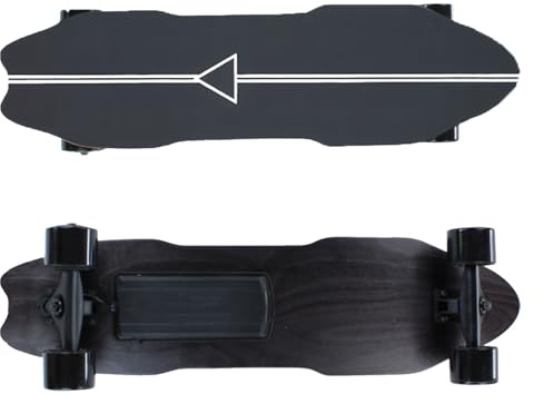 Zowdrix Elektro-Skateboard Mit Fernbedienung, VerschleißFesten Pu-RäDern, 7 Schichten Ahornholz, HöChstgeschwindigkeit 25 Km/H, FüR Erwachsene Zum Fahren In Der Stadt A