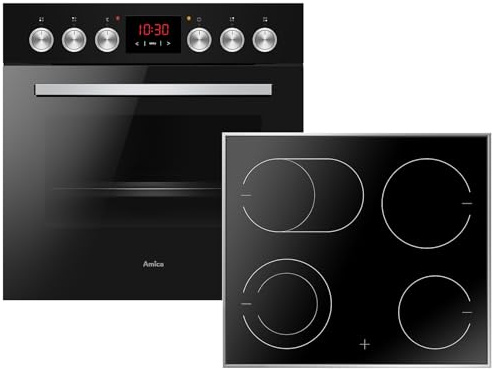 Amica EHC 209122 SE Set Einbauherd EH 923 605 SM + Glaskeramikkochfeld EC 742 100 E