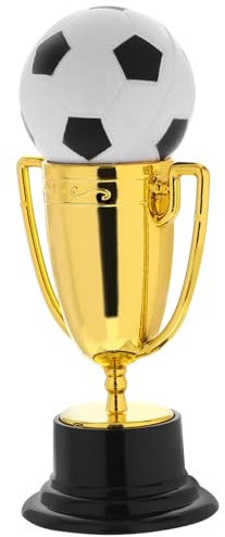 Healeved Coppa Mini Decorativa in Plastica e Pu Color Oro per Competizioni Sportive e Spettacoli di Talento Superficie Liscia e Aspetto Realistico