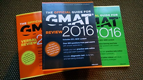 GMAT 2016 Official Guide Bundle: By the Graduate Management AdmissionCouncil (GMAC)