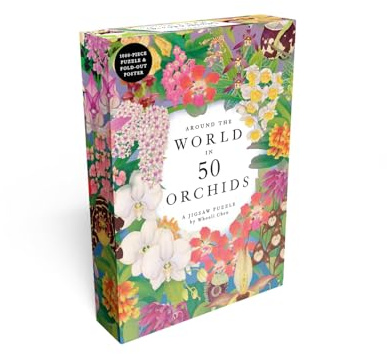 Around the World in 50 Orchids: A 1000-piece jigsaw puzzle by Whooli Chen: A 1000-piece jigsaw puzzle by Whooli Chen