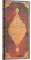 Paperblanks Agenda, 12 Monate, 2021, goldfarbenes Kleeblatt, horizontal, Delgado (95 × 180 mm)