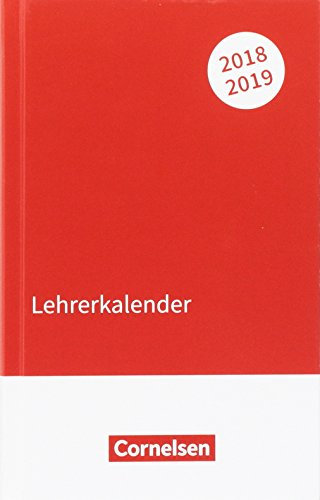 Lehrerkalender 2018/2019: Taschenformat (11 cm x 17 cm)