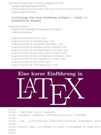 Eine kurze Einführung in LaTeX